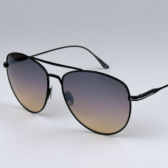 NEW Tom Ford FT0784/S Milla 01C Black Gradient Mirror Pilot Unisex Sunglasses - Picture 10 of 13